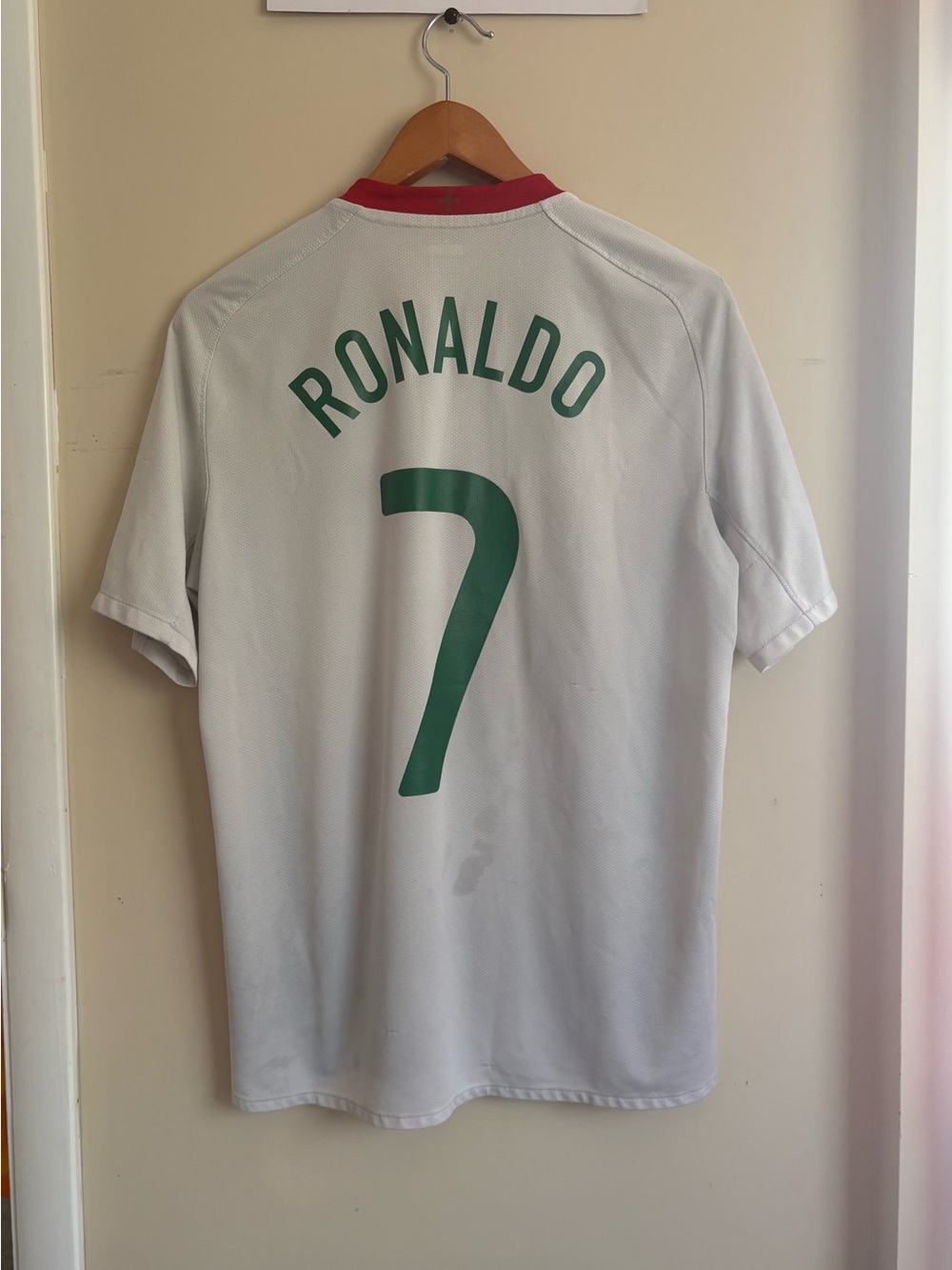 Portugal National Team Away Jersey RONALDO 07/08 Football Jersey World Cup